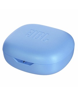 Słuchawki JBL Vibe Flex (niebieskie, bezprzewodowe)