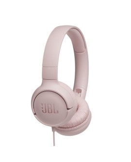 Słuchawki JBL Tune 500 (rożowe, nauszne, z wbudowanym mikrofonem)