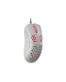 Mysz dla graczy Genesis Krypton 555 8000 DPI RGB Biała gamingowa programowalna