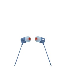 Słuchawki JBL T110 (niebieskie, z mikrofonem)