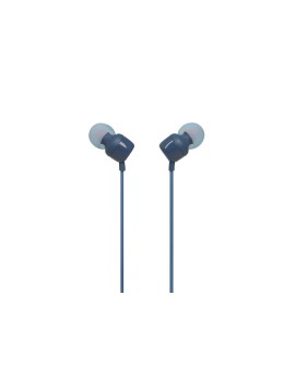 Słuchawki JBL T110 (niebieskie, z mikrofonem)