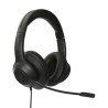 Targus AEH102GL słuchawki/zestaw słuchawkowy Przewodowa Opaska na głowę Połączenia/muzyka USB Typu-A Czarny
