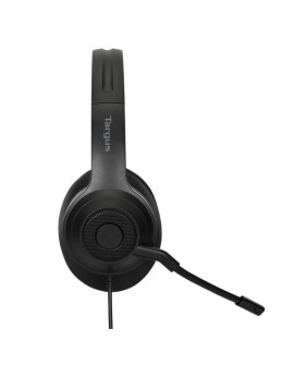 Targus AEH102GL słuchawki/zestaw słuchawkowy Przewodowa Opaska na głowę Połączenia/muzyka USB Typu-A Czarny