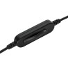 Targus AEH102GL słuchawki/zestaw słuchawkowy Przewodowa Opaska na głowę Połączenia/muzyka USB Typu-A Czarny
