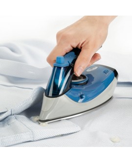 Żelazko turystyczne Black+Decker BXIR1000E (1000W niebiesko-srebrny)