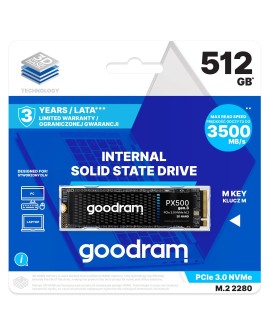 SSD GOODRAM PX500 GEN.3 PCIe 3x4 512GB M.2 2280 RETAIL