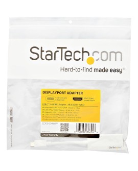 StarTech.com CDP2HD4K60W zewnętrzna karta graficzna usb 3840 x 2160 px Biały