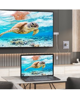 Nadajnik i odbiornik audio/video bezprzewodowy j5create ScreenCast 4K Wireless Display Adapter kolor biały JVAW76-N