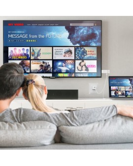 Nadajnik i odbiornik audio/video bezprzewodowy j5create ScreenCast 4K Wireless Display Adapter kolor biały JVAW76-N