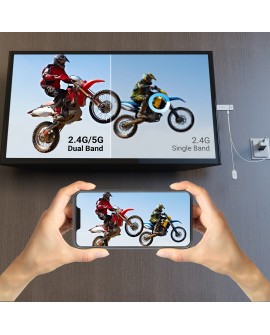 Nadajnik i odbiornik audio/video bezprzewodowy j5create ScreenCast 4K Wireless Display Adapter kolor biały JVAW76-N