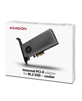 Adapter Axagon PCEM2-DC PCI-E x4 na M.2 NVMe z chłodzeniem