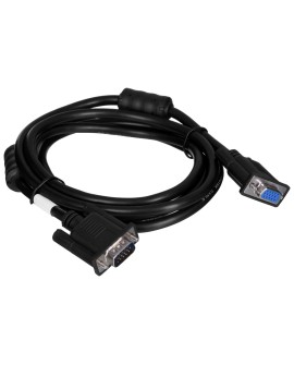 Kabel Lanberg CA-VGAC-10CC-0018-B+ (D-Sub (VGA) M - D-Sub (VGA) F 1,8m kolor czarny)