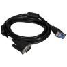 Kabel Lanberg CA-VGAC-10CC-0018-B+ (D-Sub (VGA) M - D-Sub (VGA) F 1,8m kolor czarny)