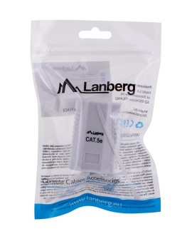 Gniazdo natynkowe Lanberg OU5-0001-W (RJ-45 kat. 5e UTP kolor biały)