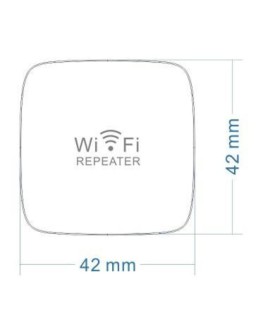 Techly I-WL-REPEATER7 przedłużacz sieciowy Wzmacniacz sieciowy Biały 10, 100 Mbit/s