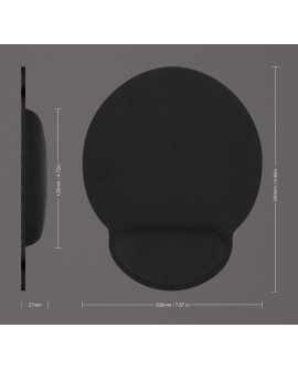 MANHATTAN PODKŁADKA POD MYSZ FOAM CZARNA 434362