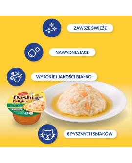 INABA Dashi Delights Kurczak i płatki Bonito - Przysmak dla kotów - 70g