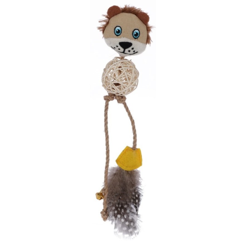 KERBL Zabawka dla kota Safari Lew, 30 cm