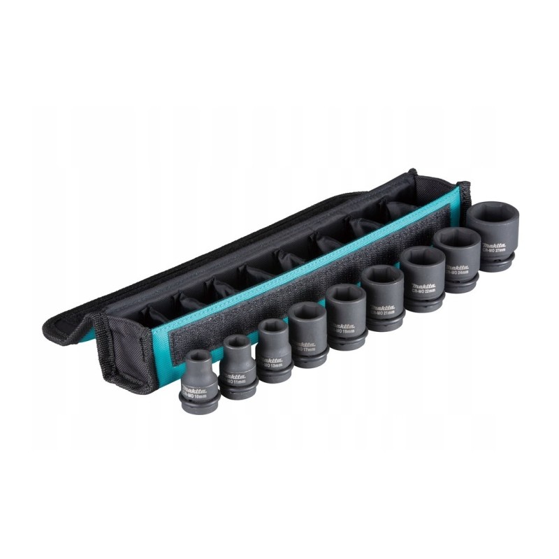 MAKITA ZESTAW NASADEK UDAROWYCH 1/2" 9szt. 10-27mm E-16617