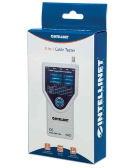 INTELLINET TESTER OKABLOWANIA 5-W-1 RJ11/RJ45/USB/1394/BNC 780094