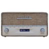 Denver DAB-36LW radio Przenośny Cyfrowy Brązowy, Biały