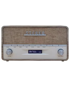 Denver DAB-36LW radio Przenośny Cyfrowy Brązowy, Biały