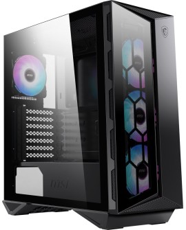 Obudowa komputerowa MSI MPG GUNGNIR 110R Mid Tower Gaming Computer Case Black, USB 3.2 Gen2 Type C, 4x 120mm ARGB Fan, Mystic