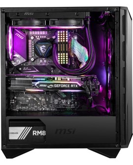 Obudowa komputerowa MSI MPG GUNGNIR 110R Mid Tower Gaming Computer Case Black, USB 3.2 Gen2 Type C, 4x 120mm ARGB Fan, Mystic