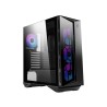 Obudowa komputerowa MSI MPG GUNGNIR 110R Mid Tower Gaming Computer Case Black, USB 3.2 Gen2 Type C, 4x 120mm ARGB Fan, Mystic
