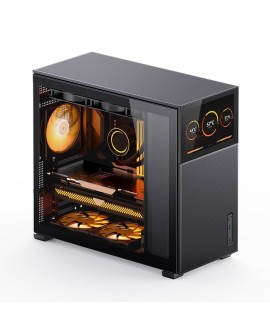Jonsbo D41 MESH Screen ATX Tempered Glass - black