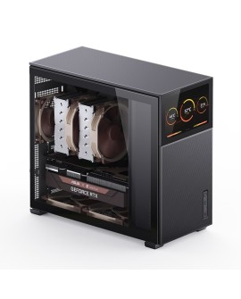 Jonsbo D41 MESH Screen ATX Tempered Glass - black