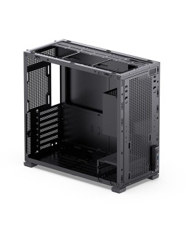 Jonsbo D41 MESH Screen ATX Tempered Glass - black