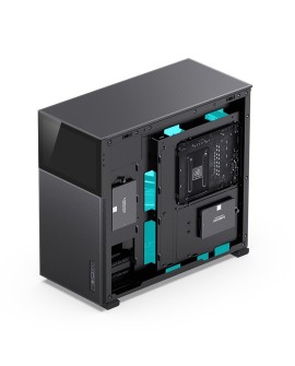Jonsbo D41 MESH Screen ATX Tempered Glass - black
