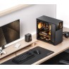 Jonsbo D41 MESH Screen ATX Tempered Glass - black