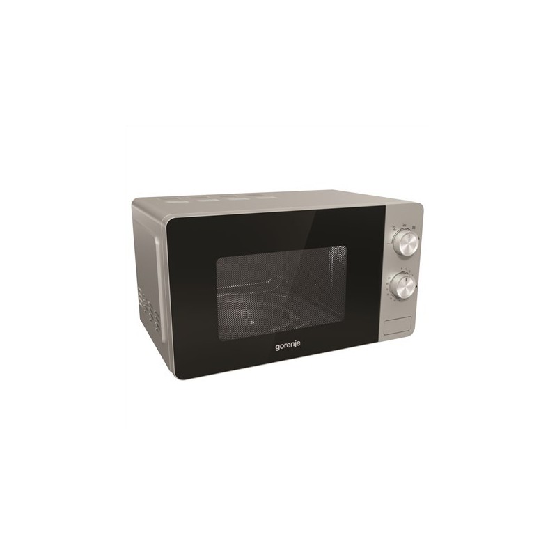 Gorenje MO17E1S kuchenka mikrofalowa Czarny, Stal nierdzewna Mikrofalówka Solo Poza zakresem 17 l 700 W