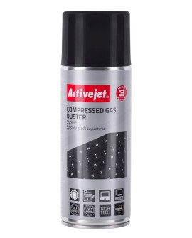 Activejet AOC-200 Sprężone powietrze (400 ml) Niezbędny w każdym biurze, i każdemu użytkownikowi komputera, uniwersalny środek