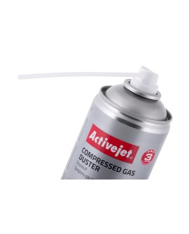 Activejet AOC-200 Sprężone powietrze (400 ml) Niezbędny w każdym biurze, i każdemu użytkownikowi komputera, uniwersalny środek
