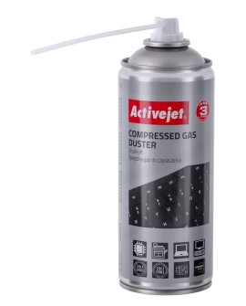 Activejet AOC-200 Sprężone powietrze (400 ml) Niezbędny w każdym biurze, i każdemu użytkownikowi komputera, uniwersalny środek