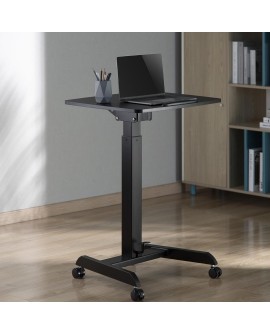 Biurko stolik do laptopa Maclean, regulacja wysokości, do pracy stojąco siedzącej, max wys 113cm, MC-892B