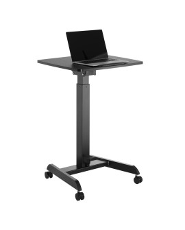 Biurko stolik do laptopa Maclean, regulacja wysokości, do pracy stojąco siedzącej, max wys 113cm, MC-892B
