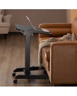 Biurko stolik do laptopa Maclean, regulacja wysokości, do pracy stojąco siedzącej, max wys 113cm, MC-892B