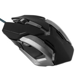 E-blue Auroza Gaming Mysz przewodowa, czarna, 4000DPI, e-box