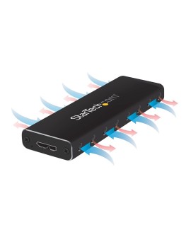 StarTech.com SM2NGFFMBU33 obudowa do dysków twardych Obudowa SSD Czarny M.2