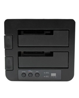 StarTech.com SDOCK2U33RE duplikator Duplikator HDD/SSD 1 kopii Czarny