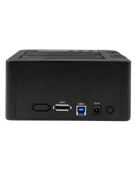 StarTech.com SDOCK2U33RE duplikator Duplikator HDD/SSD 1 kopii Czarny