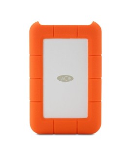 LaCie Rugged USB-C zewnętrzny dysk twarde 4 TB 5400 RPM 2.5" USB Type-C 3.2 Gen 1 (3.1 Gen 1) Pomarańczowy, Srebrny