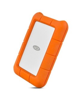 LaCie Rugged USB-C zewnętrzny dysk twarde 4 TB 5400 RPM 2.5" USB Type-C 3.2 Gen 1 (3.1 Gen 1) Pomarańczowy, Srebrny