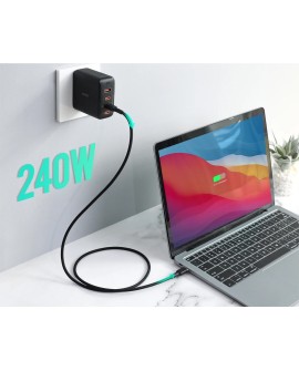 AUKEY CB-SCC241 KABEL USB-C 5A 240W 20V 1M SILICONE