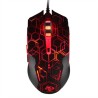E-blue Auroza EMS636 Hexagon Mysz przewodowa, czarna, 2500DPI, EOL