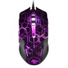 E-blue Auroza EMS636 Hexagon Mysz przewodowa, czarna, 2500DPI, EOL